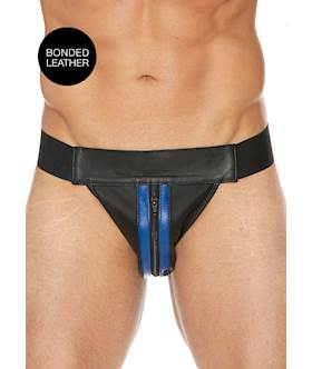 Plain Front Jock With Zip