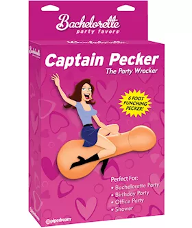 Bachelorette Party Favors Captain Pecker Inflatable