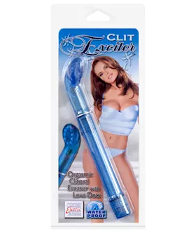 Clit Exciter wLove Dots  Blue