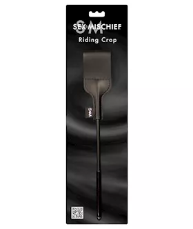 Sex amp Mischief Riding Crop  Black