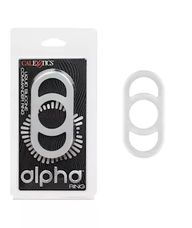 Alpha Liquid Silicone Commander Cock Ring  Natural