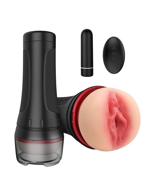 Herculean Remote Controlled Vibrating Masturbator