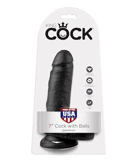 King Cock Suction Cup Dildo With Balls