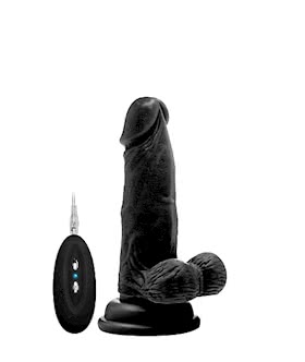 Vibrating Realistic Cock 6 With Scrotum