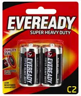 Eveready Super Heavy Duty C 2 pack