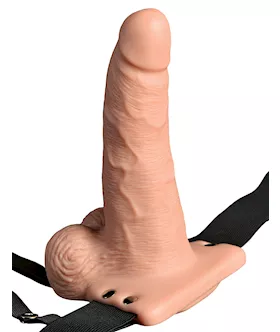 Fetish Fantasy 6 Inch Hollow Rechargeable StrapOn Remote