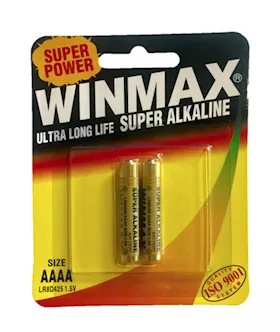 Winmax Super Alkaline AAAA Batteries  2 Pack