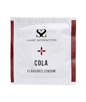 Share Satisfaction Cola Flavoured Condom Single