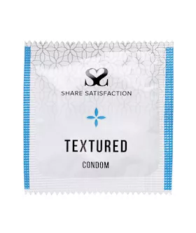 Share Satisfaction Textured Condom Single