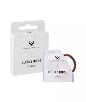 Share Satisfaction Ultra Strong Condom 3 Pack