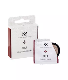 Share Satisfaction Cola Flavoured Condoms 3 Pack