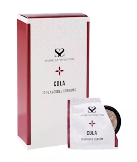 Share Satisfaction Cola Flavoured Condoms 12 Pack
