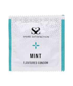 Share Satisfaction Mint Flavoured Condoms 500 Bulk Pack