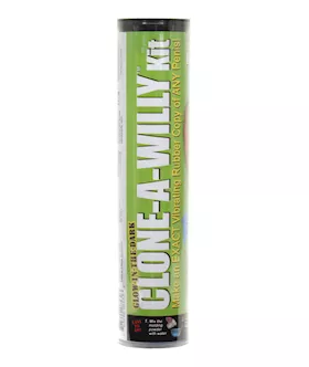 Clone-a-willy Kit Vibrating Glow In The Dark - Green