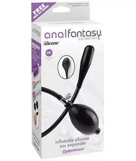 Anal Fantasy Collection Inflatable Silicone Ass Expander  Black