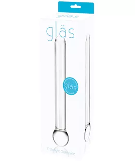 Glas 7quot Straight Glass Dildo  Clear