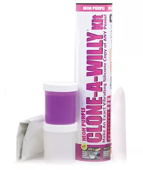 Clone-a-willy Kit Vibrating - Neon Purple