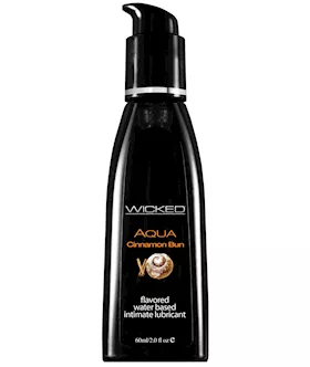 Wicked Sensual Care Aqua Water Based Lubricant  2 oz Cinnamon Bun
