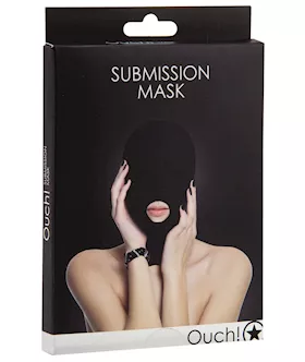 Shots Ouch Submission Mask  Black