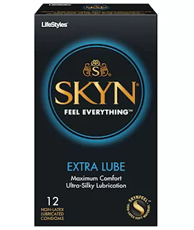 Lifestyles SKYN Extra Lubricated Condoms  Box of 12
