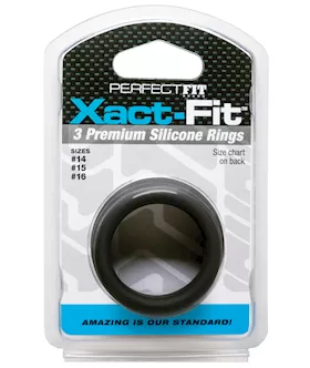 Perfect Fit Xact Fit 3 Ring Kit S/m - Black