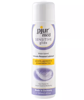 Pjur Med Sensitive Glide Water Based Personal Lubricant  100ml Bottle