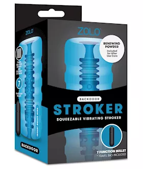 ZOLO Backdoor Squeezable Vibrating Stroker