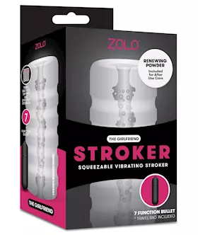 ZOLO Girlfriend Squeezable Vibrating Stroker
