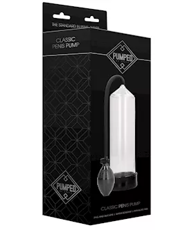 Shots Pumped Classic Penis Pump  Transparent