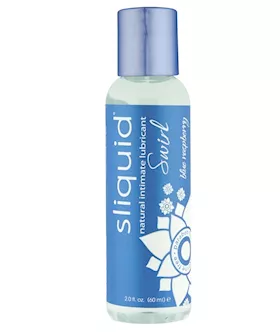 Sliquid Naturals Swirl Lubricant  2 oz Blue Raspberry
