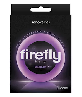 Firefly Halo Medium Cockring  Purple