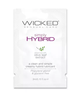 Wicked Sensual Care Simply Hybrid Lubricant  1 oz
