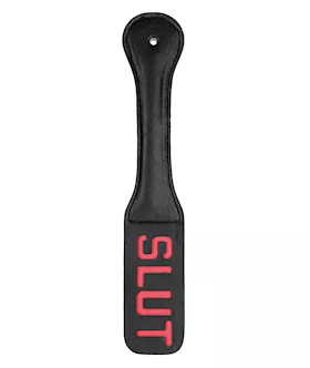 Shots Ouch Slut Paddle  Black