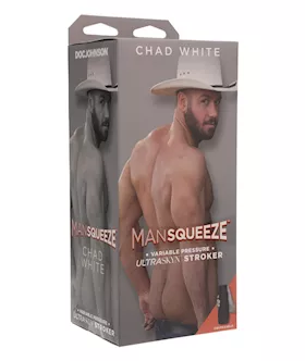 Man Squeeze ULTRASKYN Ass Stroker  Chad White