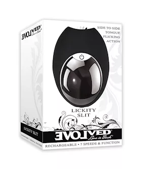Evolved Lickity Slit Oral Massager  Black