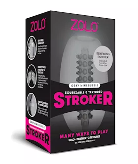 ZOLO Mini Bubble Stroker  Gray