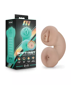 Blush M for Men Soft and Wet Double Trouble Glow in the Dark  Ivory