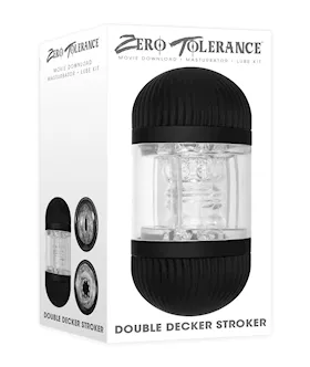 Zero Tolerance Double Decker Stroker  BlackClear