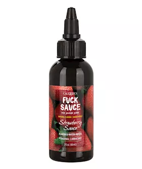 Fuck Sauce Flavored Water Based Personal Lubricant  2 oz Strawberry