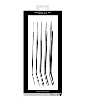 Shots Ouch Urethral Sounding Metal Dilator Set