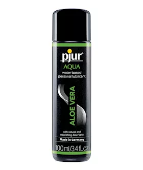 Pjur Aqua Aloe Vera Water Based Personal Lubricant  100 ml Bottle