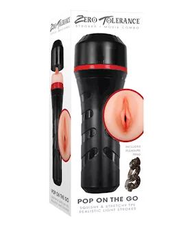 Zero Tolerance Pop On the Go Stroker  Light