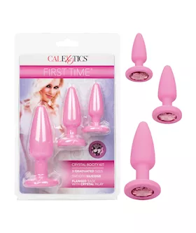 First Time Crystal Booty Kit - Pink