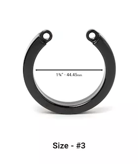 Cock Cage U-ring #3 - Black