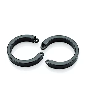 Cock Cage U-ring 2 Pack - Black