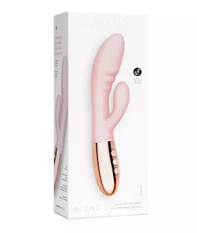 Le Wand BLEND Double Motor Rabbit Rechargeable Vibrator  Rose Gold