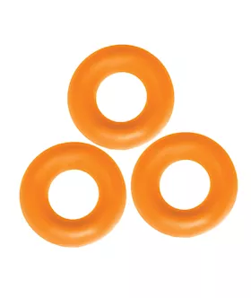 Oxballs Fat Willy 3 Pack Jumbo Cock Rings  Orange