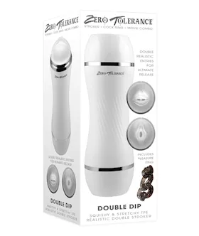 Zero Tolerance Double Dip Stroker - White