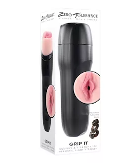 Zero Tolerance Grip It Vaginal Stroker - Light
