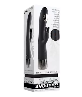 Evolved Heat Up amp Chill GSpot Rabbit  Black